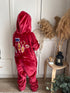 Snuggs Kids Blanket Onesie Dark Red فانوس رمضان